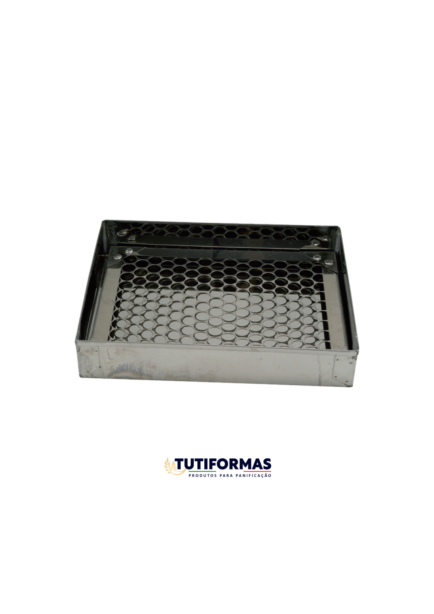 Bandeja C/ Tela Para Escorrer Fritura (INOX)