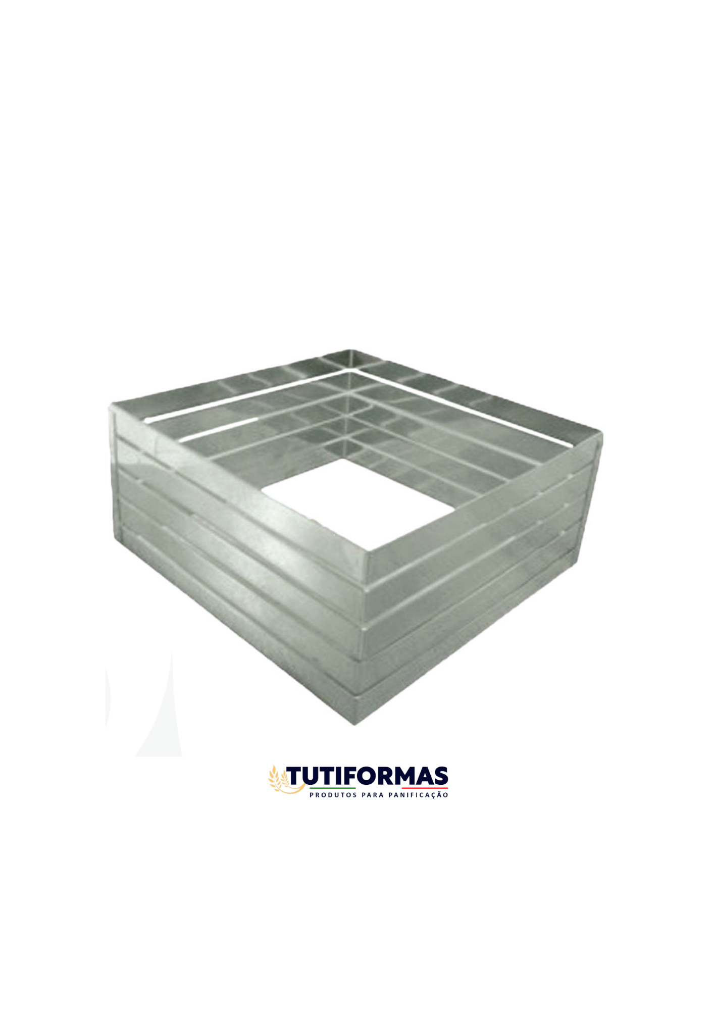 Aro Cortador de Camadas Quadrado (INOX)