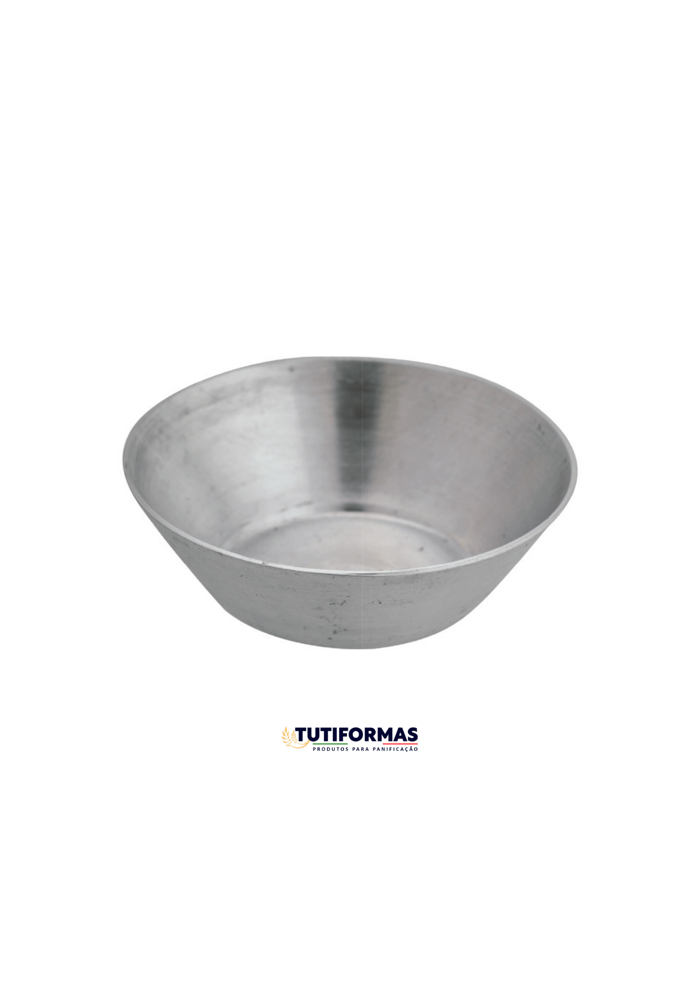 Forma Broa de Fubá Redonda (ALUM) – 10 X 5,5 cm