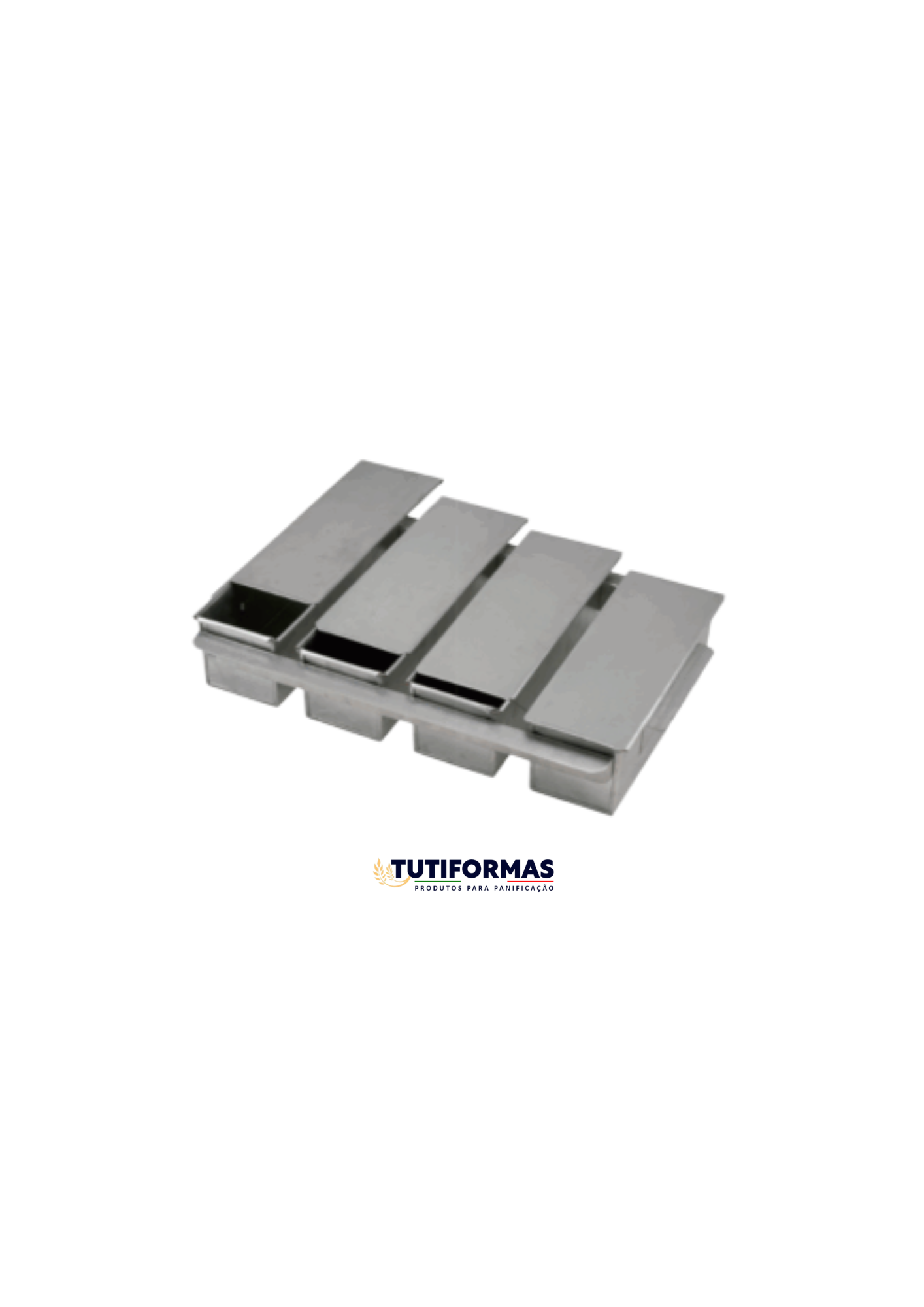 Forma Pão de Forma Conj. 4 Peças (FOLHA)