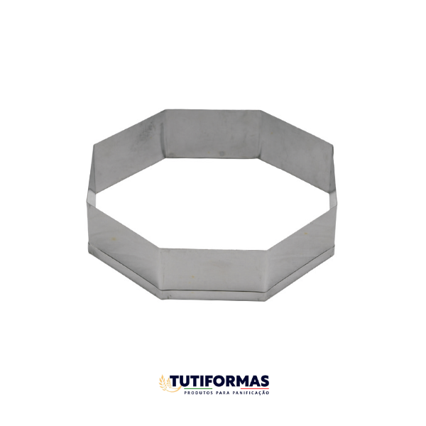 Aro Cortador Oitavado (INOX) – 20 X 5 cm