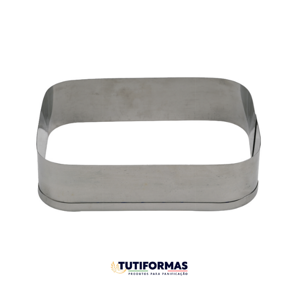 Aro Cortador Retangular Liso (INOX)