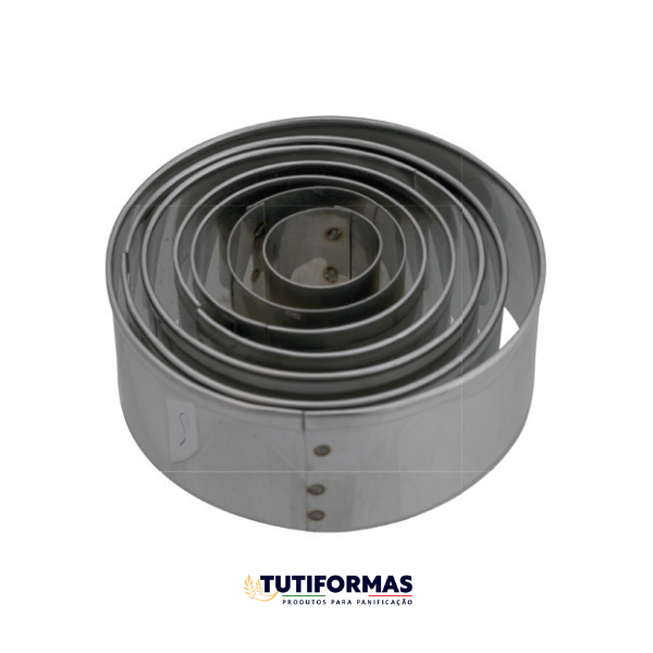 Jogo Aro Cortador Redondo (INOX) C/ 7 pçs