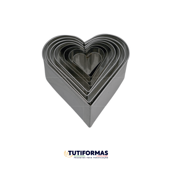 Jogo Aro Cortador Copas (INOX) C/ 8 pçs